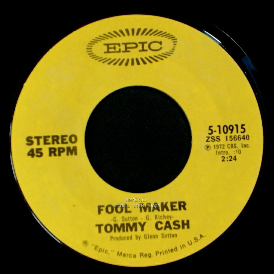 Tommy Cash - Listen / Fool Maker side B