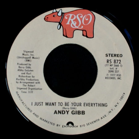 Andy Gibb - I Just Want To Be Your Everything / In The End side A