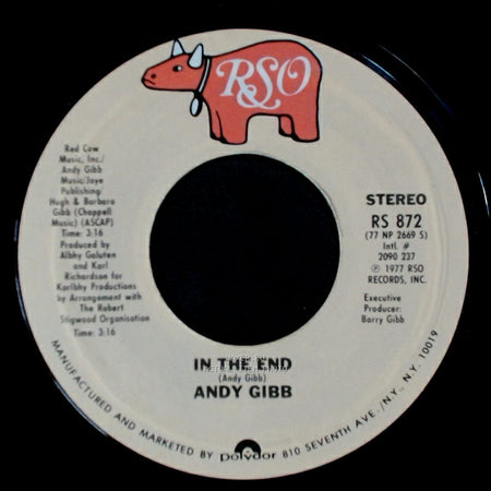 Andy Gibb - I Just Want To Be Your Everything / In The End side B