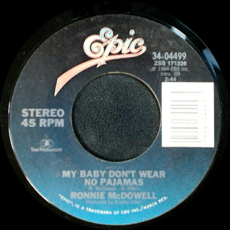 Ronnie Mcdowell - I Got A Million Of 'em / My Baby Don't Wear No Pajamas side B