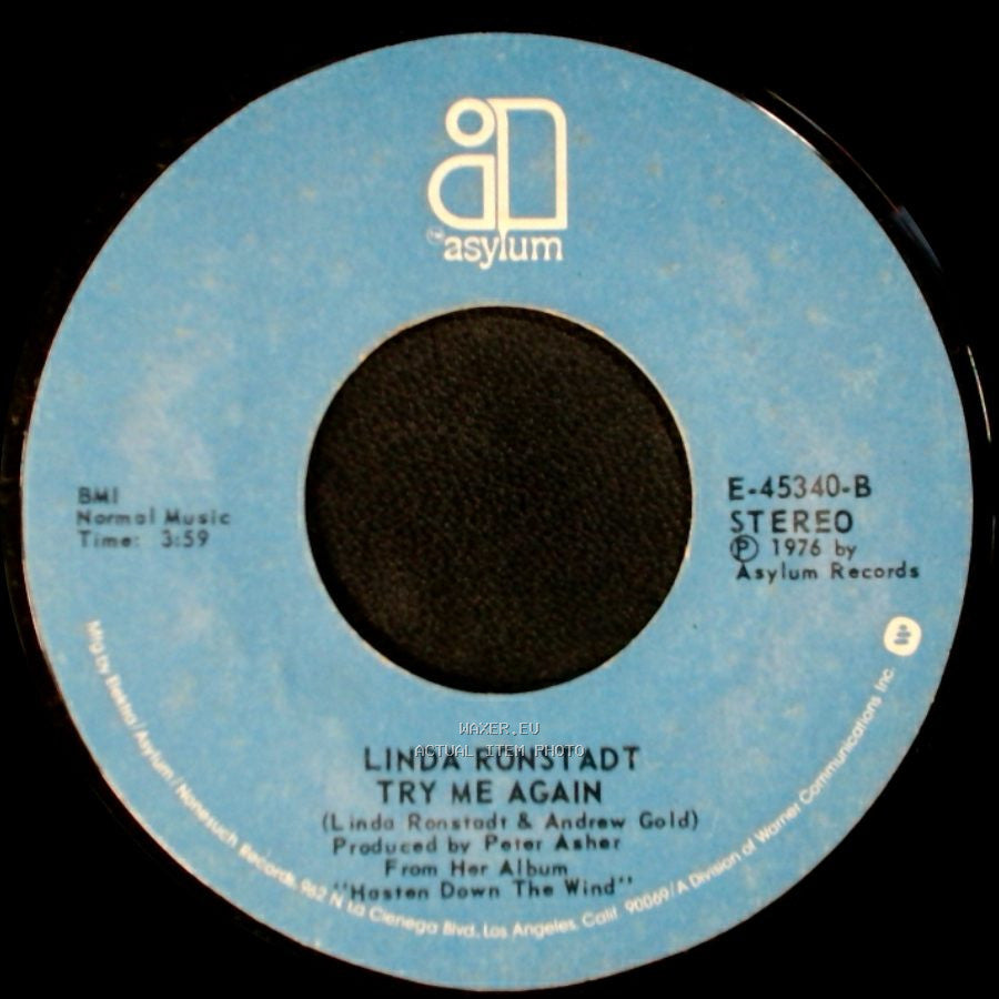 Linda Ronstadt - Try Me Again / That'll Be The Day side A