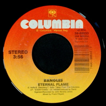 Bangles - Eternal Flame / What I Meant To Say side A