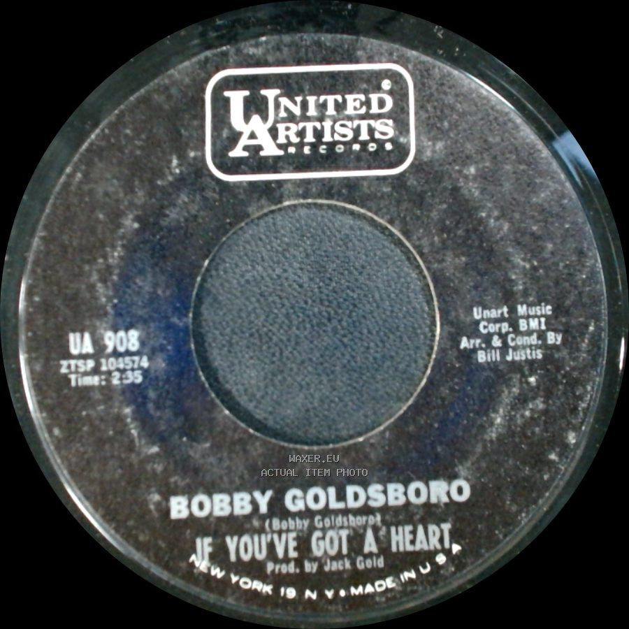 Bobby Goldsboro - If You've Got A Heart / If You Wait For Love side A