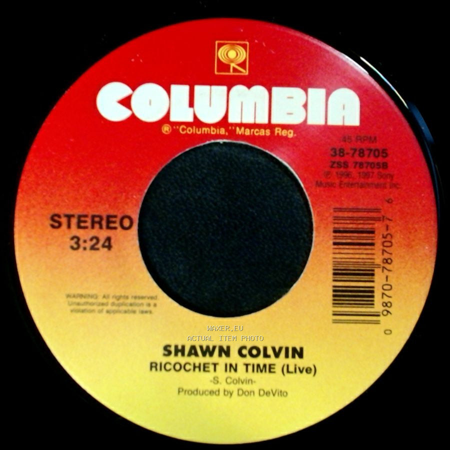 Shawn Colvin - You And The Mona Lisa / Ricochet In Time (Live) side B
