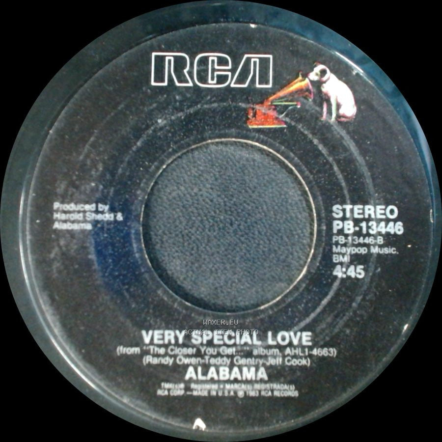 Alabama - Very Special Love / Dixieland Delight side A