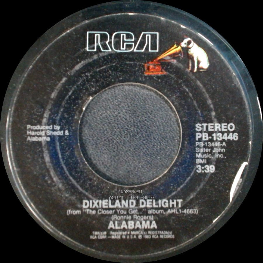 Alabama - Very Special Love / Dixieland Delight side B