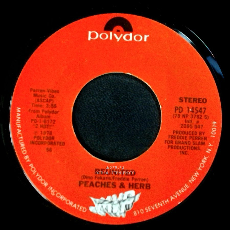 Peaches & Herb - Reunited / Easy As Pie side A