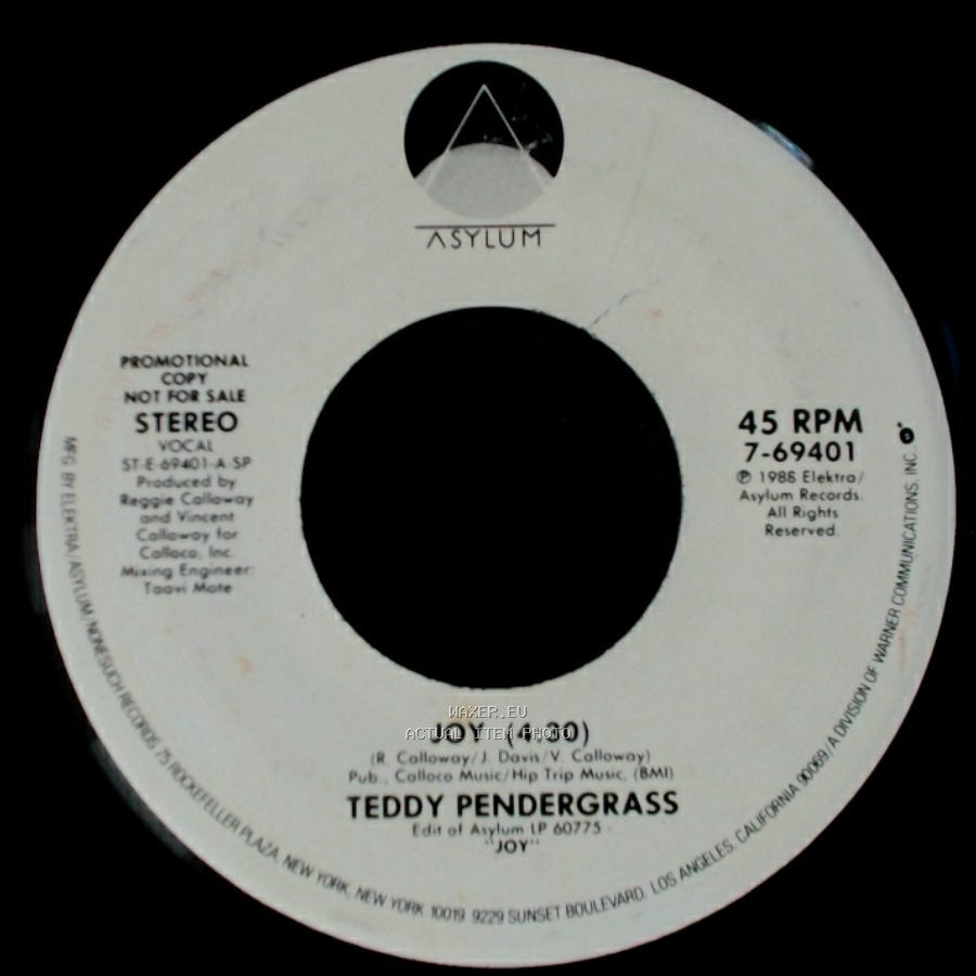 Teddy Pendergrass - Joy / Joy side A