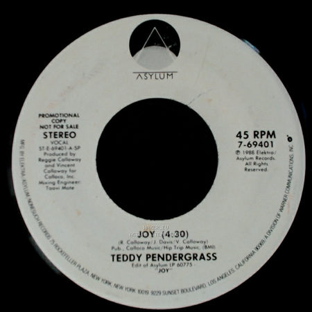 Teddy Pendergrass - Joy / Joy side A