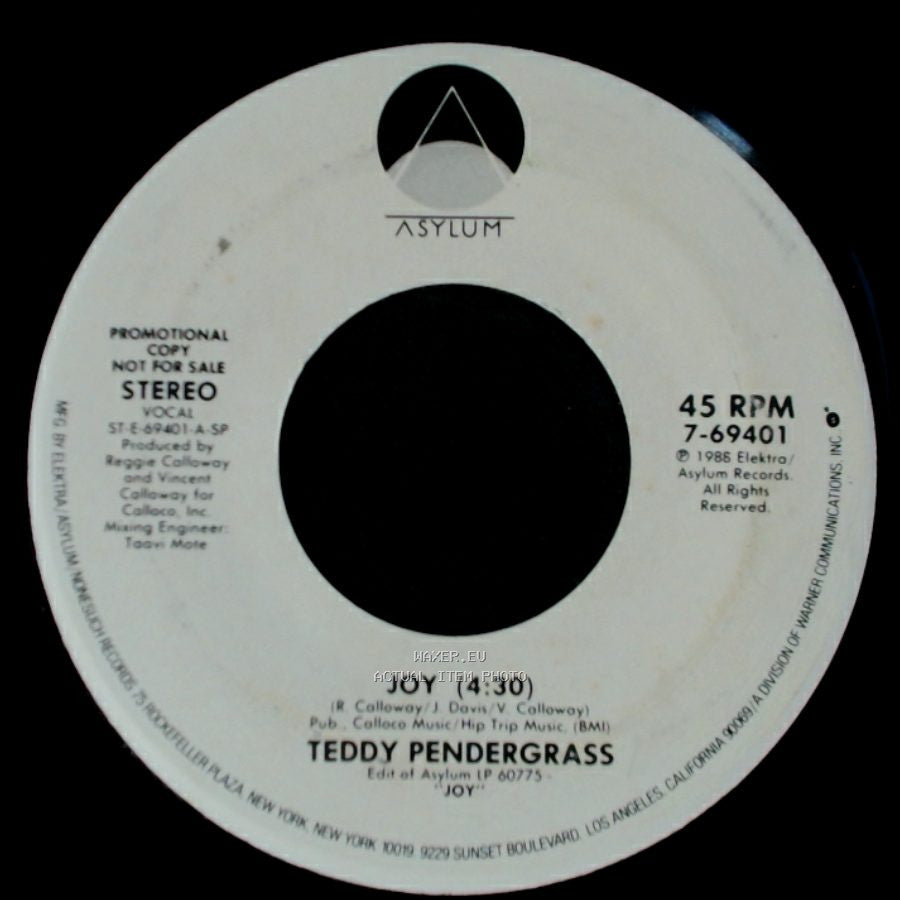 Teddy Pendergrass - Joy / Joy side B