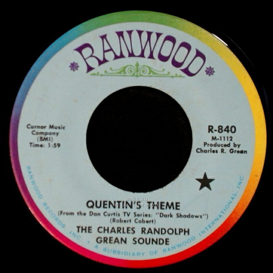 The Charles Randolph Grean Sounde - Quentin's Theme / #1 At The “Blue Whale” side A