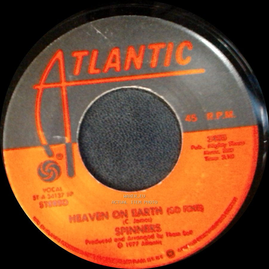 Spinners - Heaven On Earth (So Fine) / I'm Tired Of Giving side A