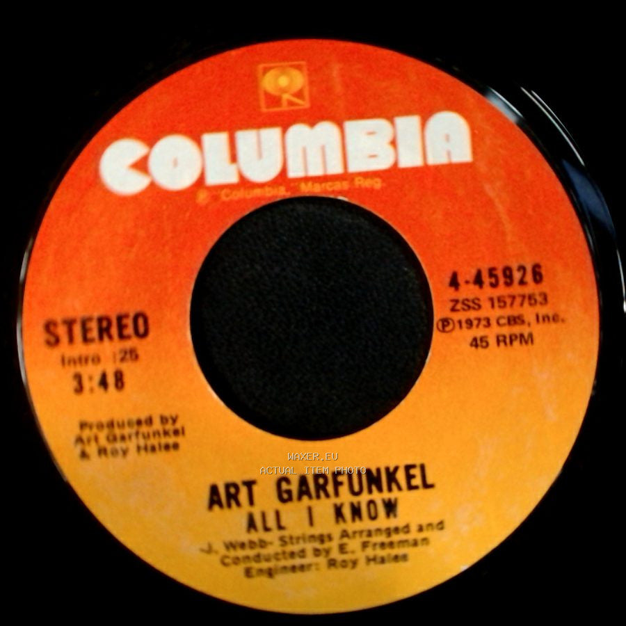Art Garfunkel - All I Know / Mary Was An Only Child side A