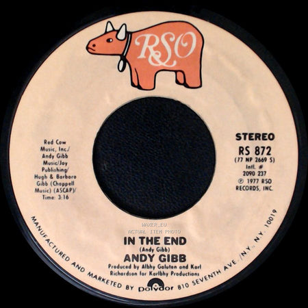 Andy Gibb - In The End / I Just Want To Be Your Everything side A
