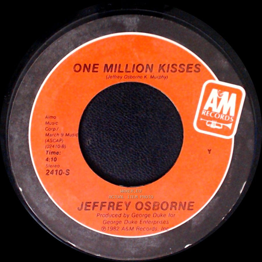 Jeffrey Osborne - One Million Kisses / I Really Don't Need No Light side A