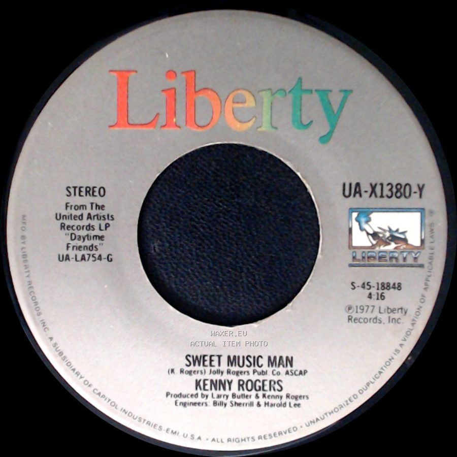 Kenny Rogers - Sweet Music Man / Lady side A