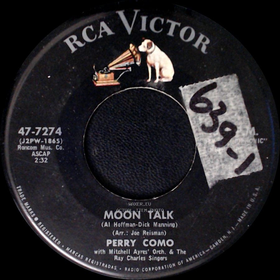 Perry Como - Moon Talk / Beats There A Heart So True side A