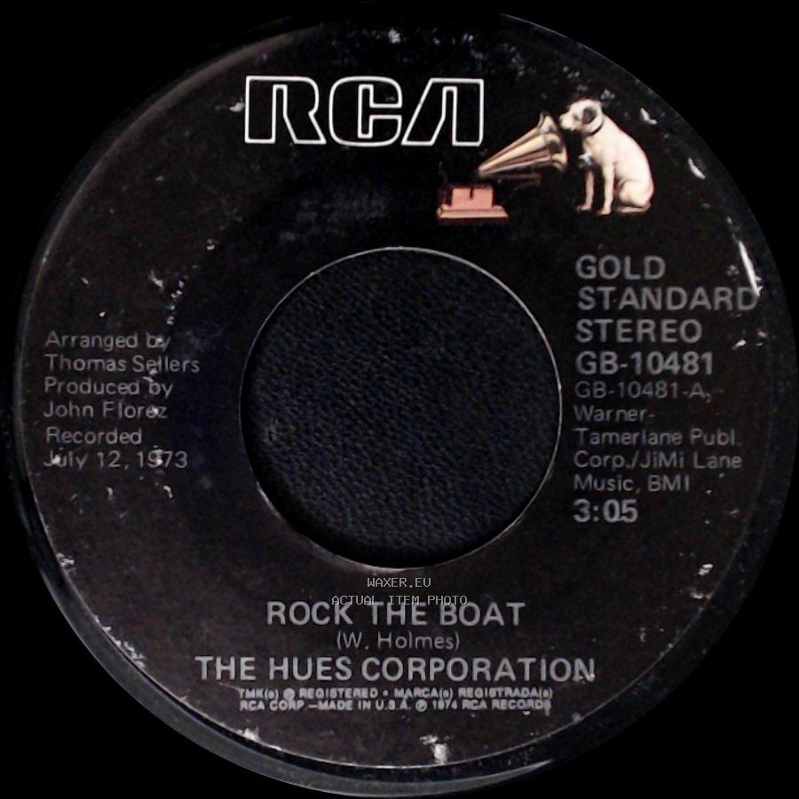 The Hues Corporation - Rock The Boat / All Goin' Down Together side A