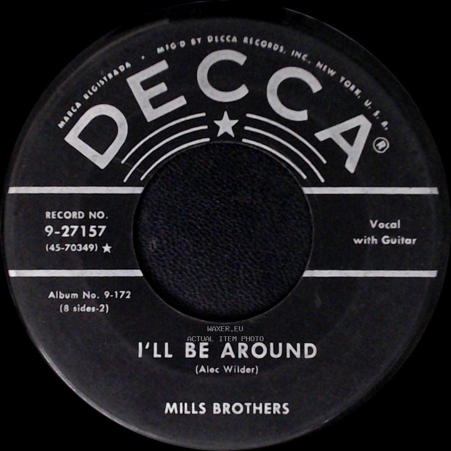 Mills Brothers - Paper Doll / I'll Be Around side B