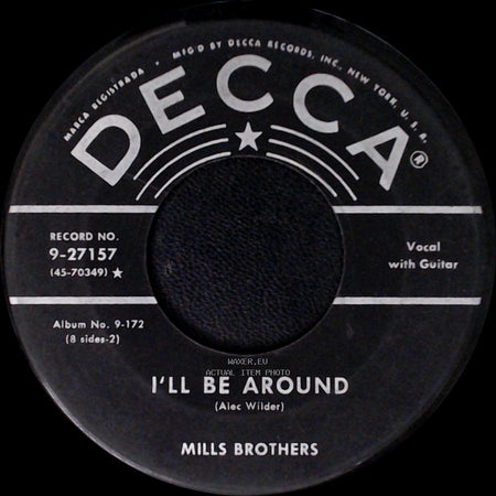 Mills Brothers - Paper Doll / I'll Be Around side B