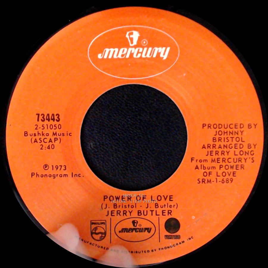 Jerry Butler - What Do You Do On A Sunday Afternoon / Power Of Love side B