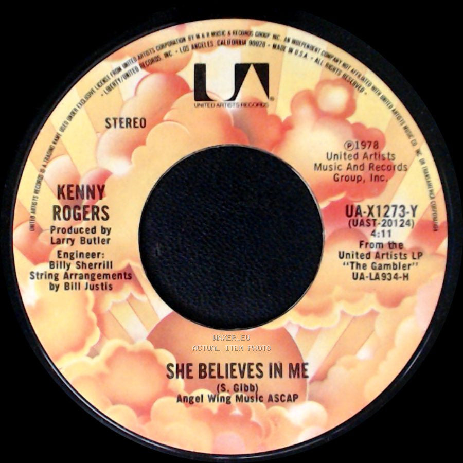 Kenny Rogers - She Believes In Me / Morgana Jones side A