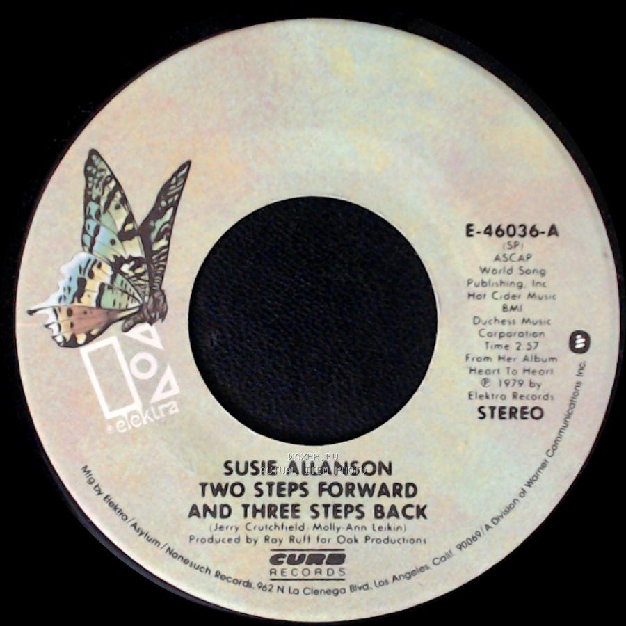 Susie Allanson - Two Steps Forward And Three Steps Back / I Will Never Leave You side A