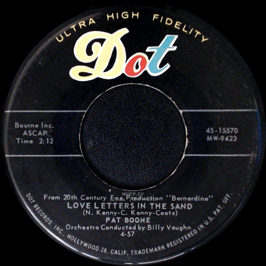 Pat Boone - Love Letters In The Sand / Bernardine side A
