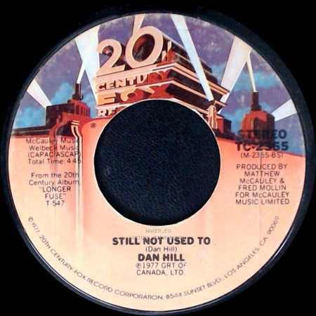 Dan Hill - Sometimes When We Touch / Still Not Used To side B