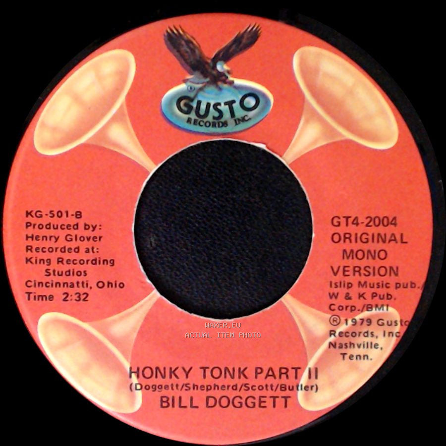 Bill Doggett - Honky Tonk Part I / Honky Tonk Part Ii side B