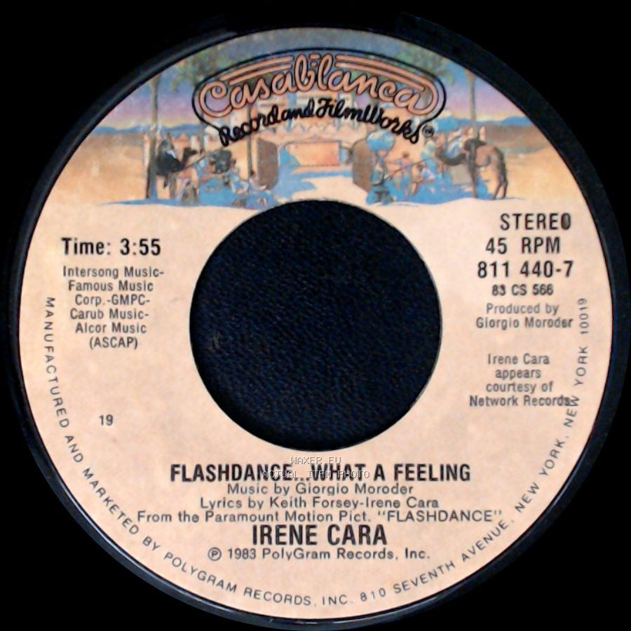 Irene Cara / Helen St. John - Flashdance... What A Feeling / Love Theme From "Flashdance" side A