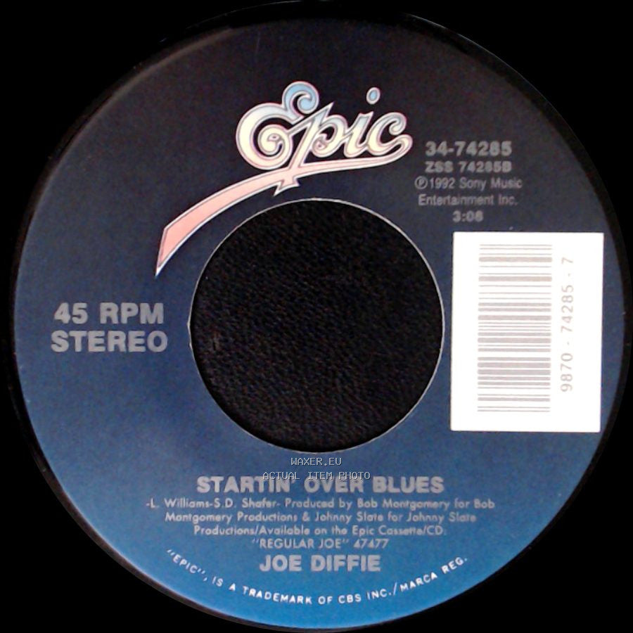Joe Diffie - Ships That Don't Come In / Startin' Over Blues side B