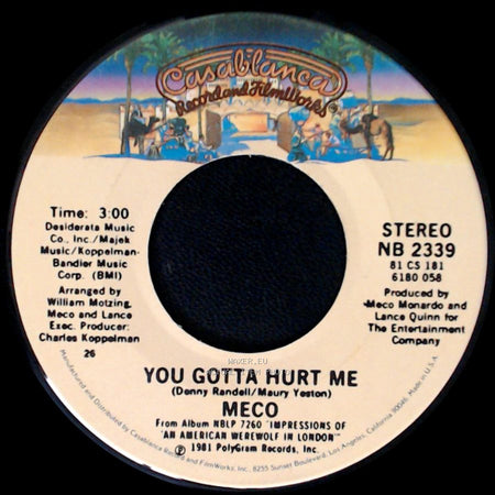 Meco - You Gotta Hurt Me / Blue Moon side A