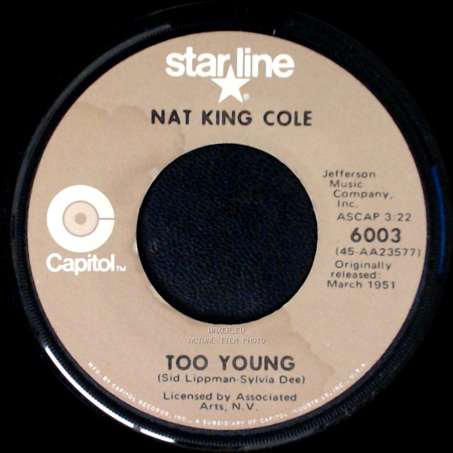 Nat King Cole - Too Young / Mona Lisa side A