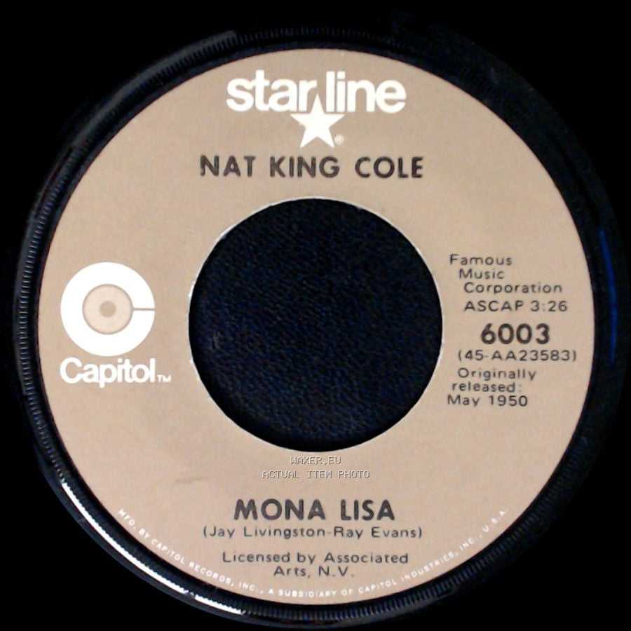 Nat King Cole - Too Young / Mona Lisa side B