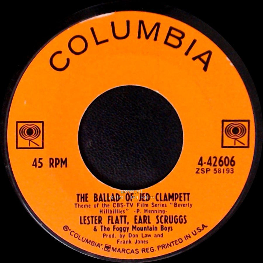 Lester Flatt, Earl Scruggs & The Foggy Mountain Boys - Coal Loadin' Johnny / The Ballad Of Jed Clampett side B