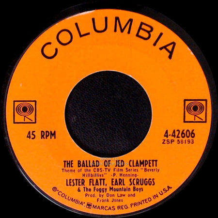 Lester Flatt, Earl Scruggs & The Foggy Mountain Boys - Coal Loadin' Johnny / The Ballad Of Jed Clampett side B