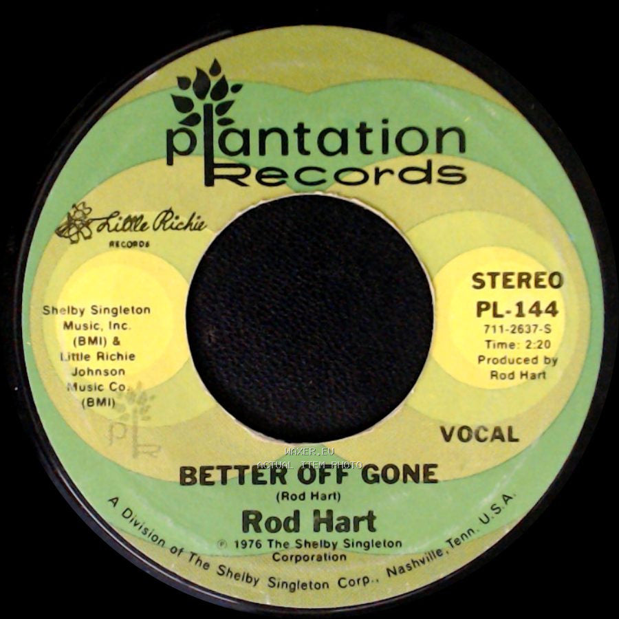 Rod Hart - C. B. Savage / Better Off Gone side B