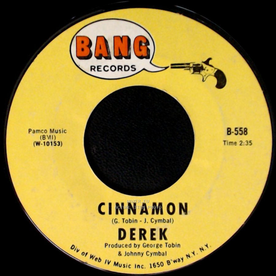 Derek - This Is My Story / Cinnamon side B