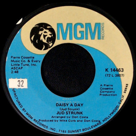 Jud Strunk - The Searchers / Daisy A Day side B