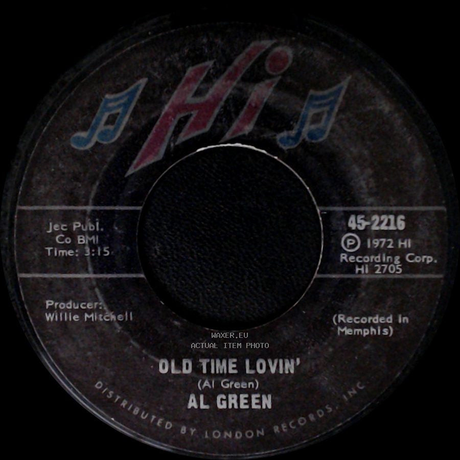 Al Green - Old Time Lovin' / I'm Still In Love With You side A