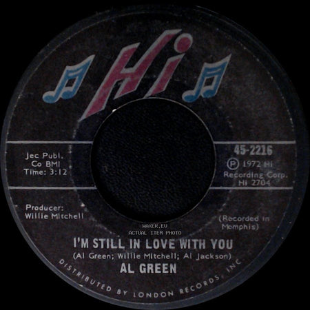 Al Green - Old Time Lovin' / I'm Still In Love With You side B