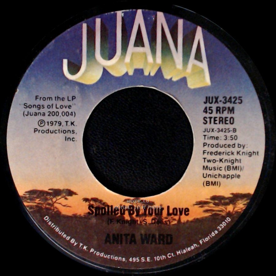 Anita Ward - Spoiled By Your Love / Don’t Drop My Love side A
