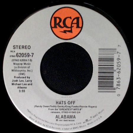 Alabama - Then Again / Hats Off side B