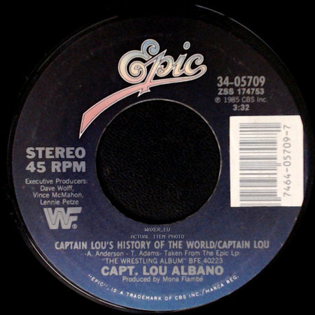 The Wrestlers / Capt. Lou Albano - Land Of 1,000 Dances ?!!? / Captain Lou's History Of The World/Captain Lou side B
