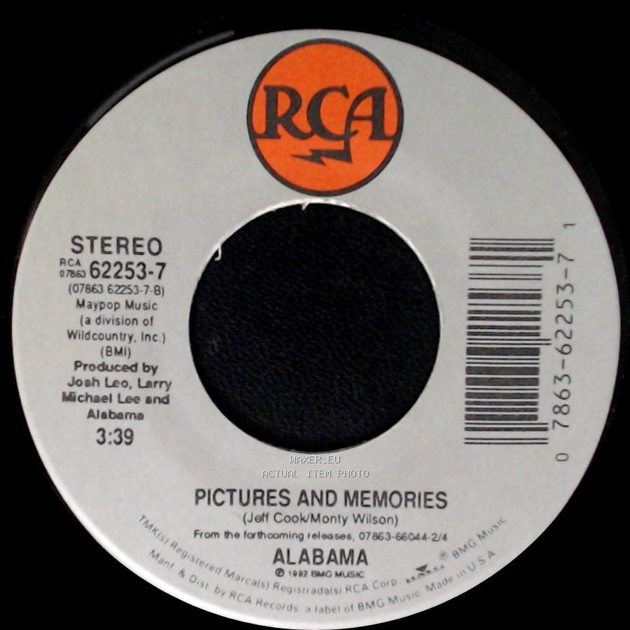 Alabama - Take A Little Trip / Pictures And Memories side B
