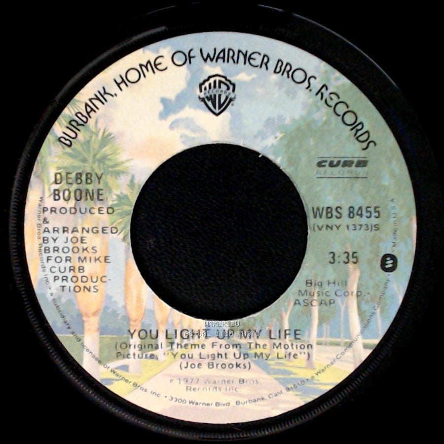 Debby Boone - You Light Up My Life / Hasta Manana side A
