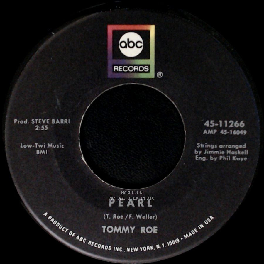 Tommy Roe - Pearl / Dollars Worth Of Pennies side A