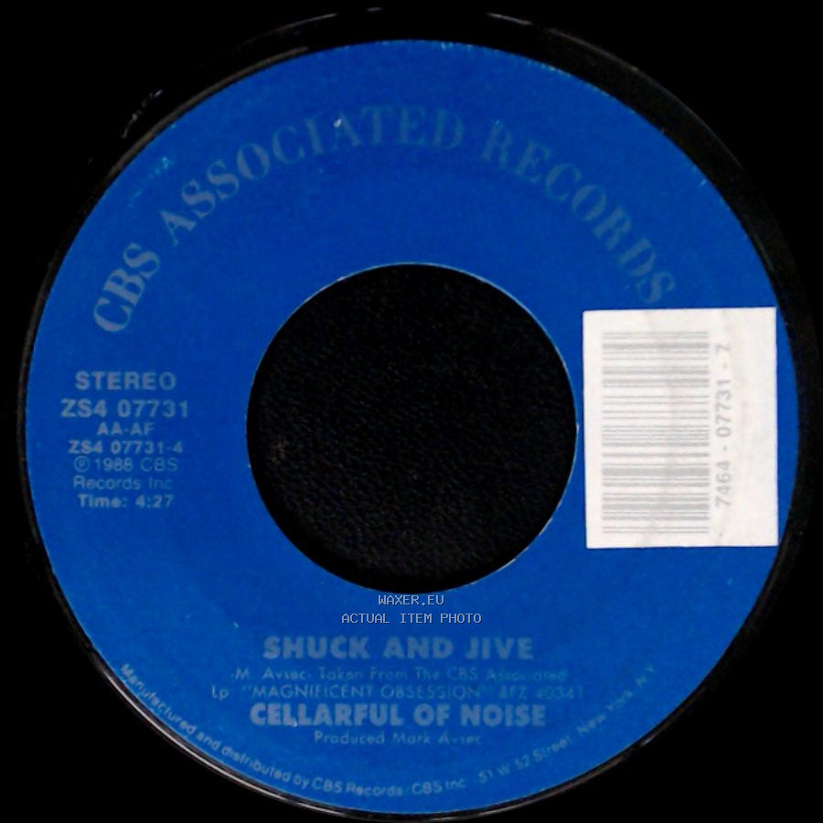 Cellarful Of Noise - Shuck And Jive / Samantha (What You Gonna Do?) side A