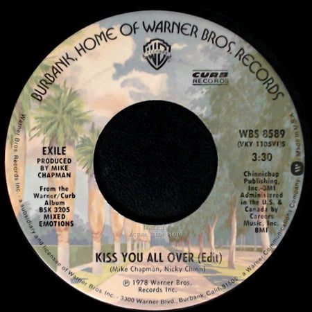 Exile - Kiss You All Over (Edit) / Don't Do It side A